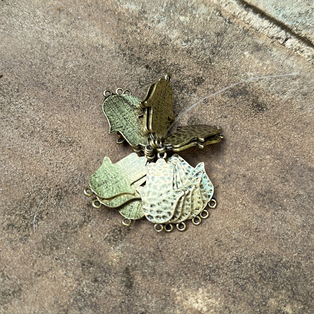Hammered Brass Hamsas 🪬